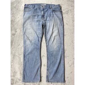 Carhartt Jeans Mens 42x32 Relaxed Fit Straight Leg Denim Blue Jeans 102804 Work